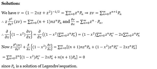 Legendre Polynomials Exercise 4 Question 13