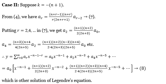 Legendre Polynomials Exercise 4 Question 2.3