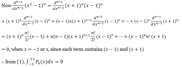 Legendre Polynomials Exercise 4 Question 35