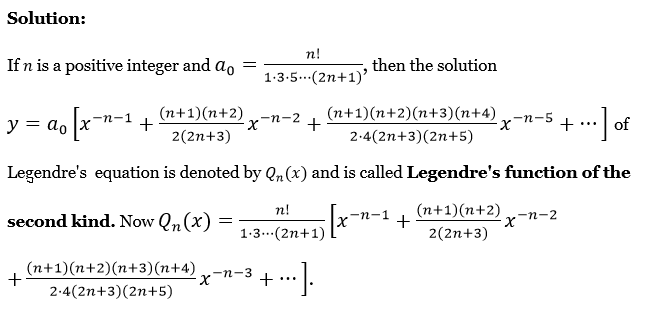 Legendre Polynomials Exercise 4 Question 4