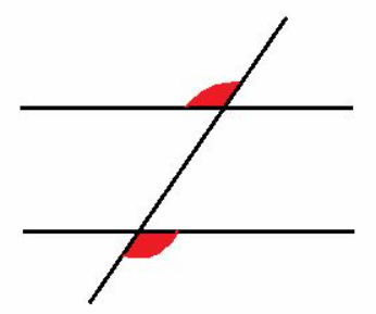 Glencoe Math Course 3 Volume 2 Student 1st Edition Chapter 5 Triangles And the Pythagorean Theorem Exercise Page 370 Exercise 23, Problem-23 Alternate exterior angles