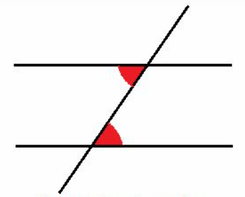 Glencoe Math Course 3 Volume 2 Student 1st Edition Chapter 5 Triangles And the Pythagorean Theorem Exercise Page 370 Exercise 23, Problem-23 Alternate interior angles