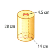Glencoe Math Course 3 Volume 2 Student 1st Edition Chapter 8 Volume and Surface Area Exercise 8.1 Page 593 Exercise 2, Problem1