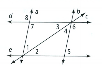 Savvas Learning Co Geometry Student Edition Chapter 3 Parallel And Perpendicular Lines Exercise 3.1 Lines And Angles Page 144 Exercise 16 Problem 16 Alternate Interior angles