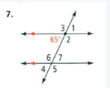 Savvas Learning Co Geometry Student Edition Chapter 3 Parallel And Perpendicular Lines Exercise 3.2 Properties Of Parallel Lines Page 153 Exercise 5 Problem 5 Congruent angles 2