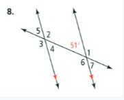 Savvas Learning Co Geometry Student Edition Chapter 3 Parallel And Perpendicular Lines Exercise 3.2 Properties Of Parallel Lines Page 153 Exercise 6 Problem 6 Congruent angles 2