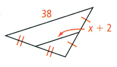 Savvas Learning Co Geometry Student Edition Chapter 5 Relationships Within Triangles Exrecise 5.1 Midsegments Of Triangles Page 289 Exercise 19 Problem 19 Triangle