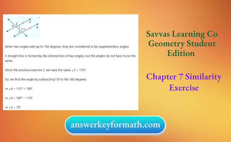 Savvas Learning Co Geometry Student Edition Chapter 7 Similarity Exercise