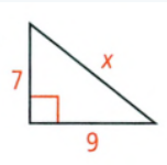 Savvas Learning Co Geometry Student Edition Chapter 8 Right Triangles and Trigonometry Exercise 8.1 The Pythagorean Theorem and Its Converse Page 495 Exercise 2 Problem 2 Right angle