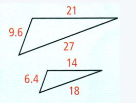 Savvas Learning Co Geometry Student Edition Chapter 8 Right Triangles and Trigonometry Page 487 Exercise 5 Problem 5 Pair of triangle