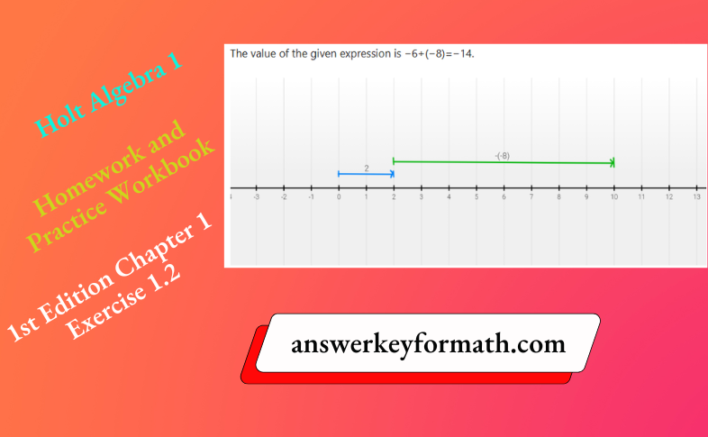 Holt Algebra 1 Homework and Practice Workbook 1st Edition Chapter 1 Exercise 1.2